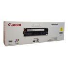 Canon Laser Toner Cartridge CART418 Yellow image