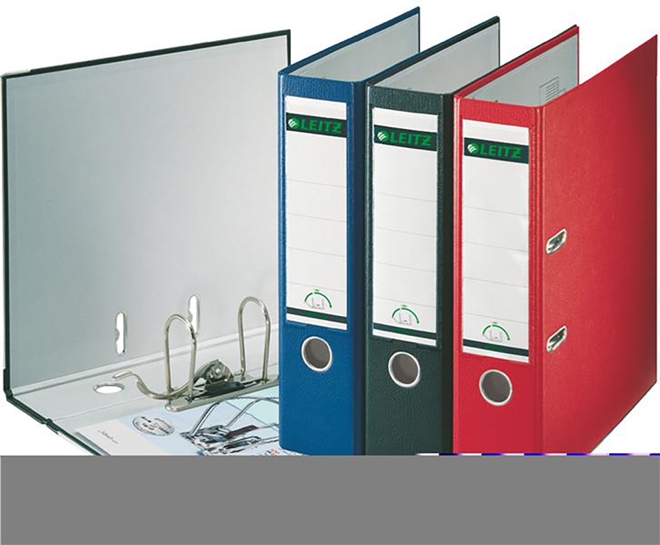 Leitz Lever Arch File 180D A4 70mm Red