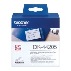 Brother DK-44205 QL Continuous Removable Label Tape Black On White 62mmx30.48m image