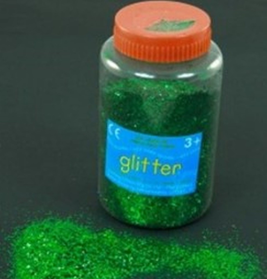 Giant Glitter Green 250g Jar