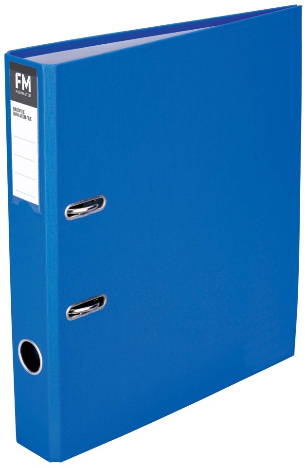 FM Radofile Lever Arch File Mini A4 Blue