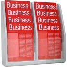 Esselte Brochure Holder 8 Compartments A4 Clear image