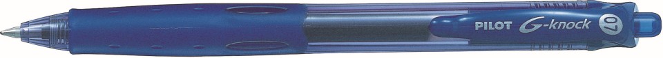 Pilot BeGreen G-Knock Gel Ink Pen Retractable 0.7mm Blue