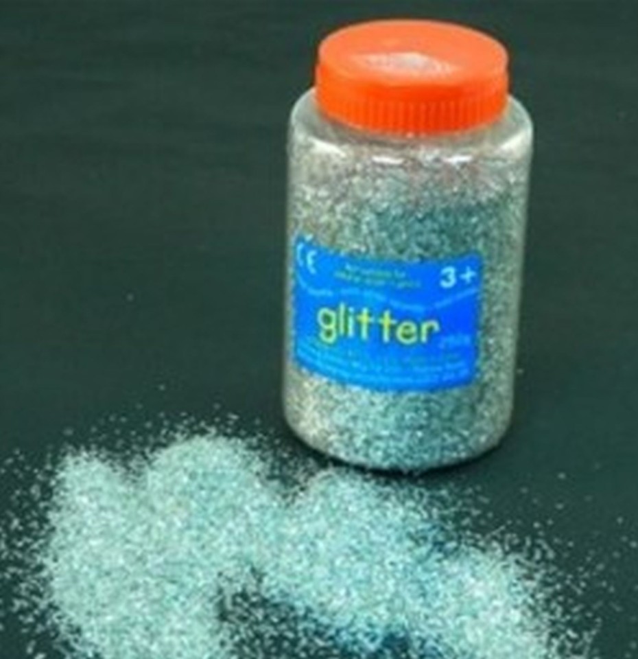 Giant Glitter Silver 250g Jar