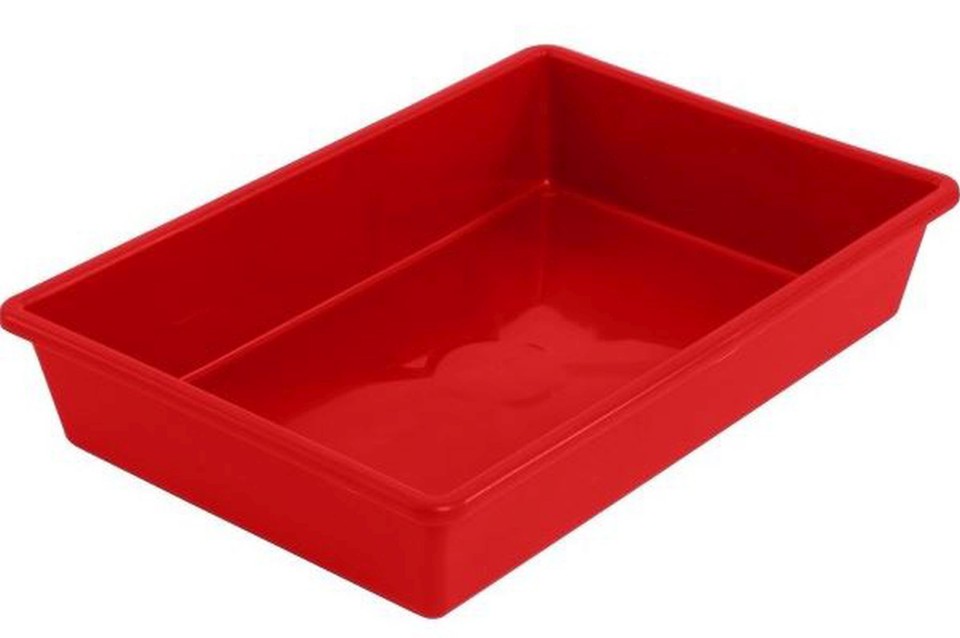 Taurus Tote Tray Small 397 x 270 x 75mm Red