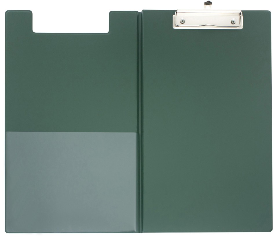 OSC Clipboard PVC Double Foolscap Green