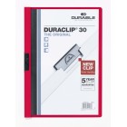 Durable Duraclip Report Cover Slide Clip A4 Red image