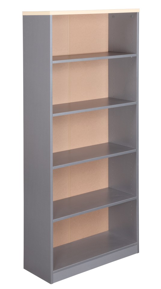 Eko Bookcase 800Wx1800Hmm Nordic Maple/Silver