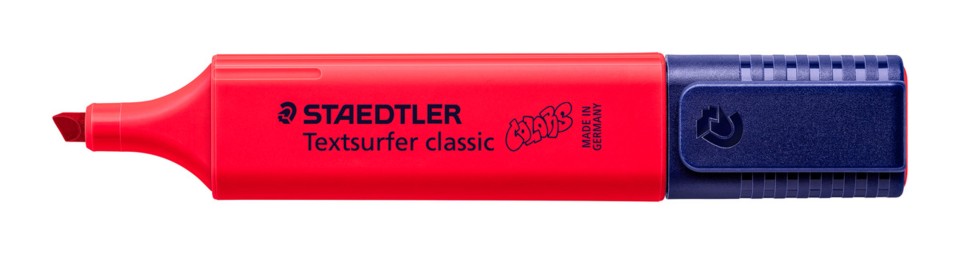 Staedtler Textsurfer Classic Highlighter Chisel Tip Red