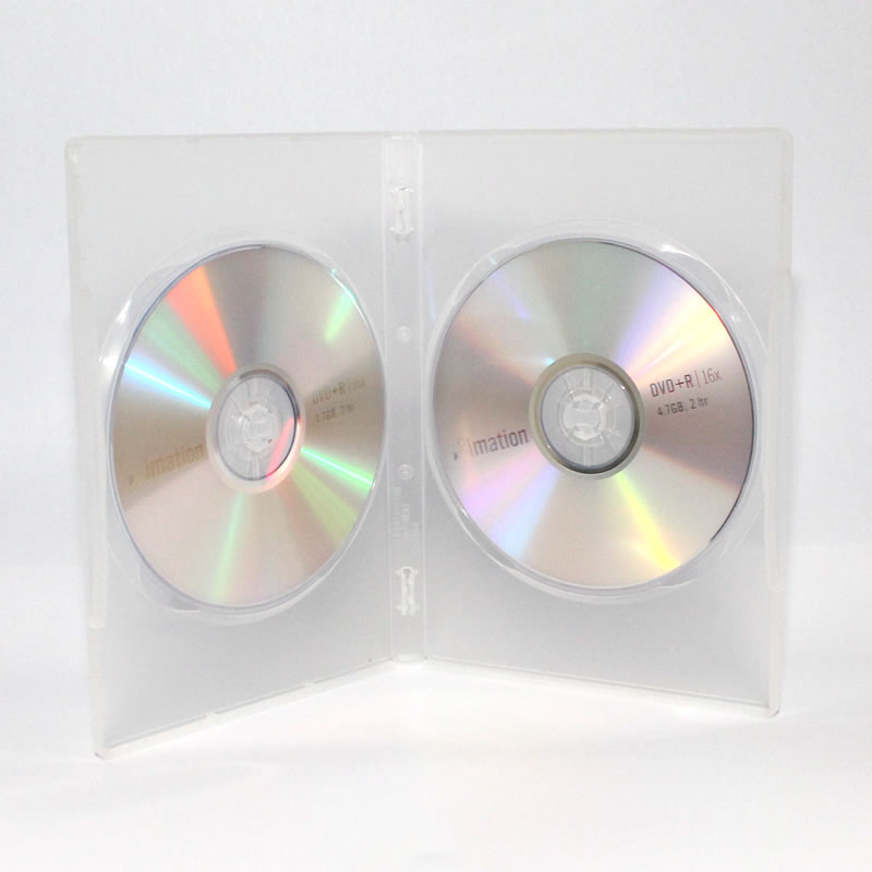 Dvd Case Double With Sleeve/Push Clear