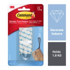 3M Command Hook Large Clear Pack 1 image