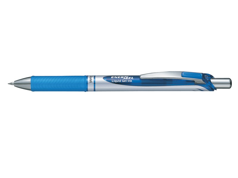 Pentel Bl77 Energel Rollerball Gel Ink Pen Retractable 0.7mm Blue