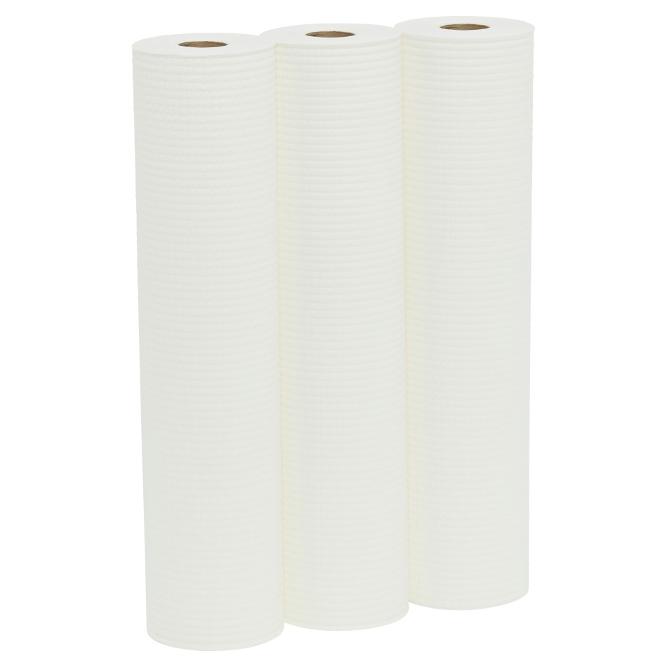 WypAll X50 Reinforced Wipers 4197 4 Ply Roll White Carton of 3