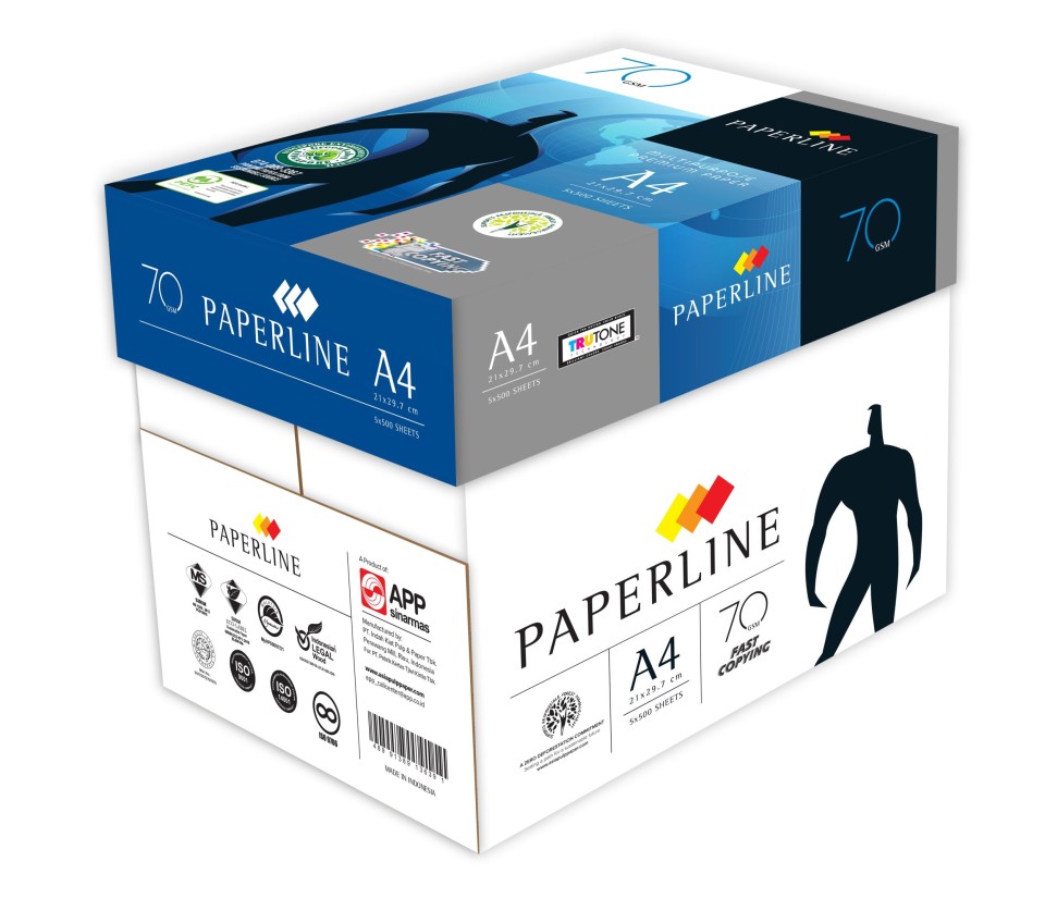 Paperline Carbon Neutral White Copy Paper A4 70gsm (500) Box 5