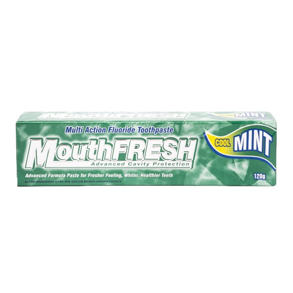 MouthFRESH 2041 Cool Mint Toothpaste 120g Carton of 48