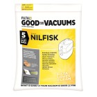 Filta Nilfisk GD Series Microfibre Vacuum Cleaner Bags 20016 Pack of 5 image