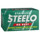 Steelo Stainless No Rust Soap Pad Silver Pack of 5  image