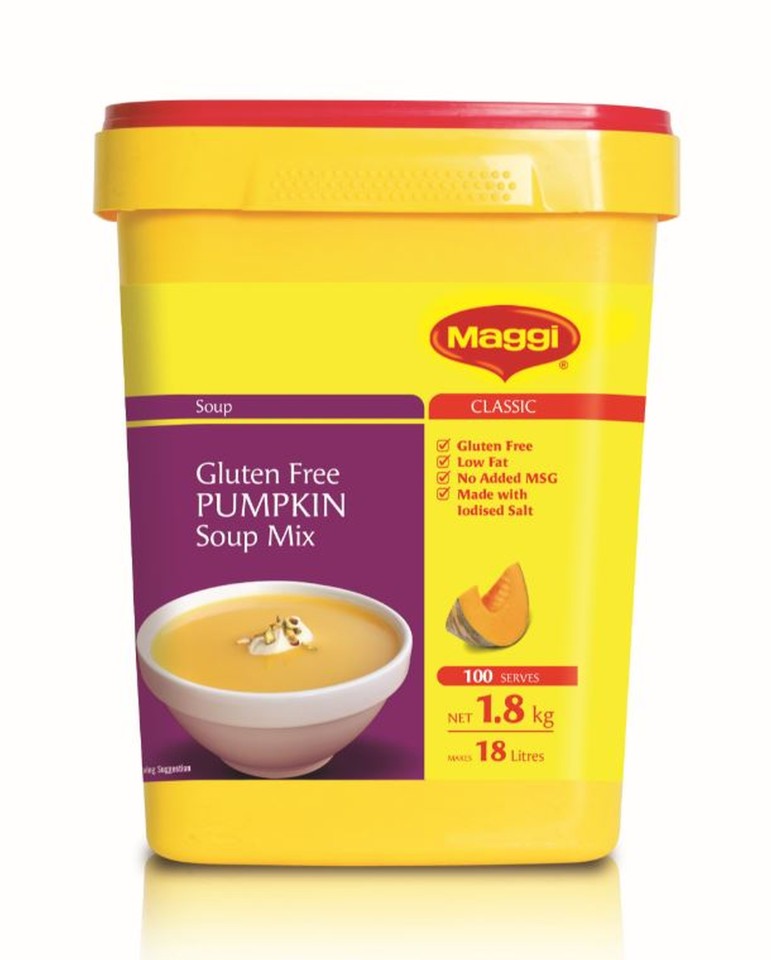 Maggi Short Cook Pumpkin Soup Gf 1.8kg Tub
