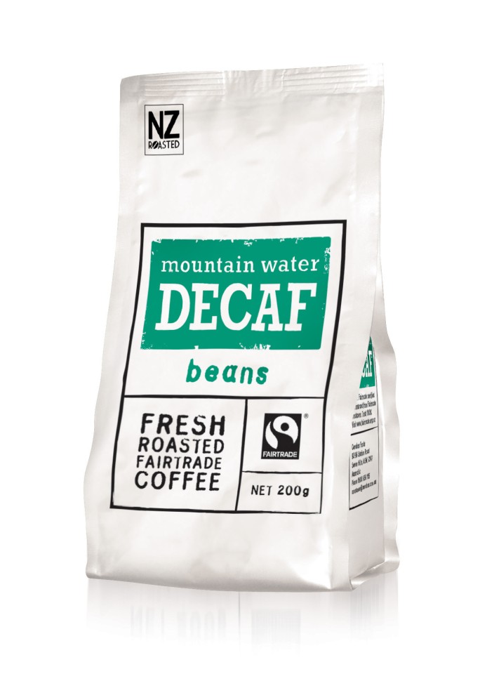 Mountain Water Decaf Fairtrade Expresso Beans 200g