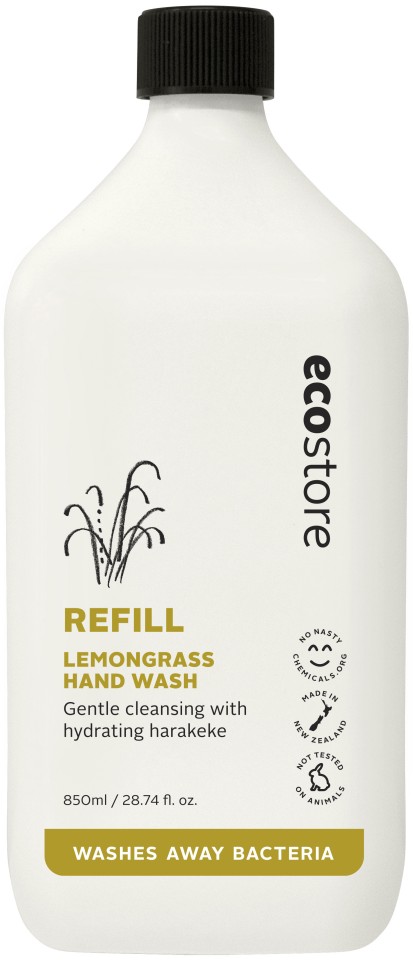 Ecostore Hand Wash Refill Lemongrass 850ml