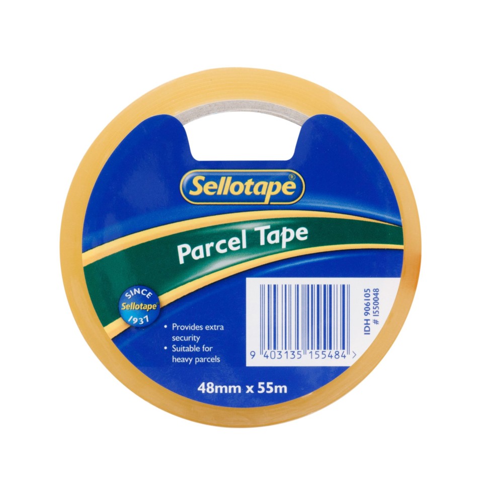 Sellotape Pack Tape 1550 48mmx55m Clear