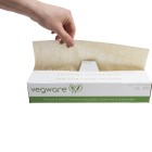 Vegware Wrap Greaseproof Unbleached Compostable 30x27cm 4 x Dispenser PackCarton 2000 image