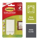 3M Command Picture Hanging Strips Medium White Pack 4 image