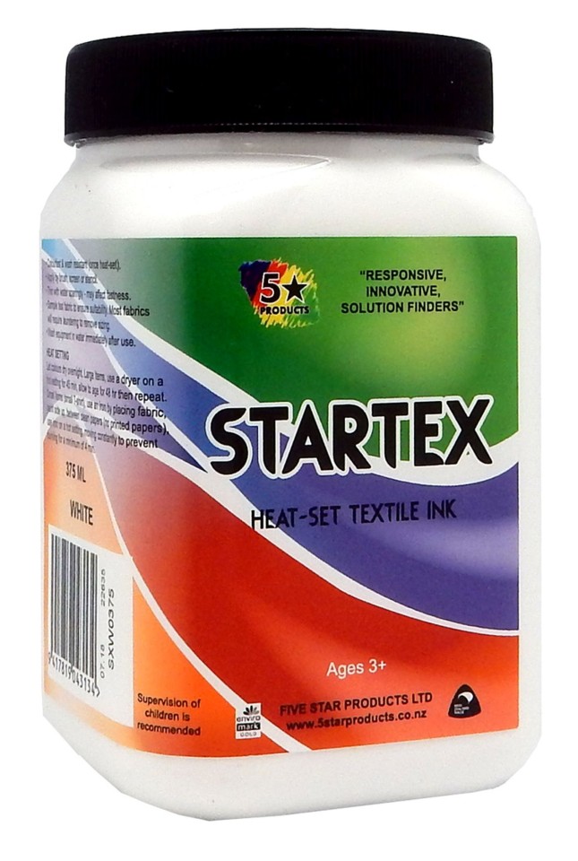 5 Star Startex Ink 375ml White