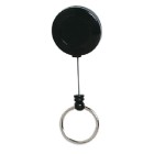 Rexel Retractable Key Holder Nylon Cord Mini Black image