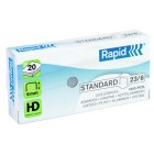 Rapid 23/6 Staples Box 1000 2-20 Sheets image