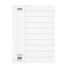 Icon Dividers Manilla 10 Tab A4 White Each image