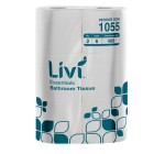 Livi Essentials Toilet Tissue 2 Ply White 400 Sheets per Roll 1055 Pack of 6 image