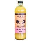 Parkers Juice Apple/Peach 350ml Glass Bottle Case 12 Bottles image