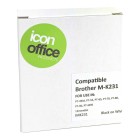 Icon Compatible MK231 Tape Black On White 12mm image
