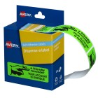 Avery Friendly Reminder Labels Dispenser 937261 64x19mm Pack 125 Labels image