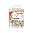 Esselte Drawing Pins White Pack 100 image