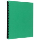 Icon Display Book Refillable A4 20 Pockets Green image