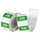 Avery Friday Day Labels, 40 x 40mm, Green/White, 500 Labels (937340) image
