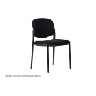 Knight Raz 2 Stacker Chair Chrome Frame Black image