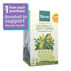 Dilmah Naturally Zesty Lemon Enveloped Tea Bags Pack 20 image