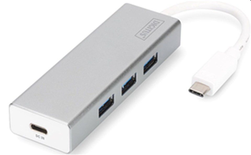 Digitus Type-c To Usb 3.0 Hub 3 Port With Power Delivery