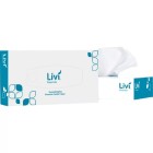 Livi Essentials Facial Tissues 2 Ply White 100 Sheets Box image