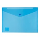 Icon Document Wallet Polypropylene Button Closure A4 Blue image