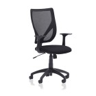 Knight Flex Mesh Chair With Arms Black image
