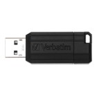 Verbatim Store'n'Go Pinstripe Flash Drive 16GB Black image