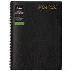 Collins Boston 2024-2025 Diary A4 Day To A Page Black image
