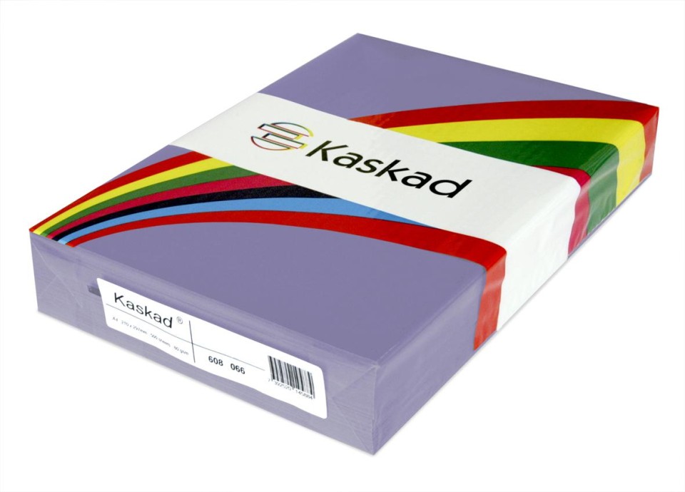 Kaskad Colour Paper 160gsm A4 Plover Purple Pack 250