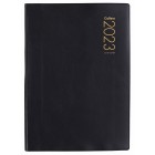 Collins 2023 PVC Limp Cover Diary A5 Day To Page Black image