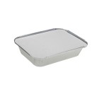 Uni-Foil Rectangle Takeaway Container Medium with Lid 50Hx169Wx229Dmm Carton 500 image