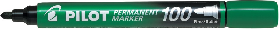 Pilot Permanent Marker Bullet Tip Green